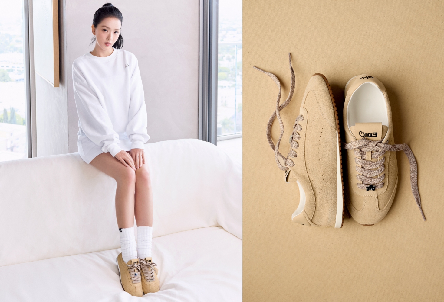 알로 x 지수, 두 번째 협업 '선셋 스니커즈' 뉴 컬러 출시 27-Image